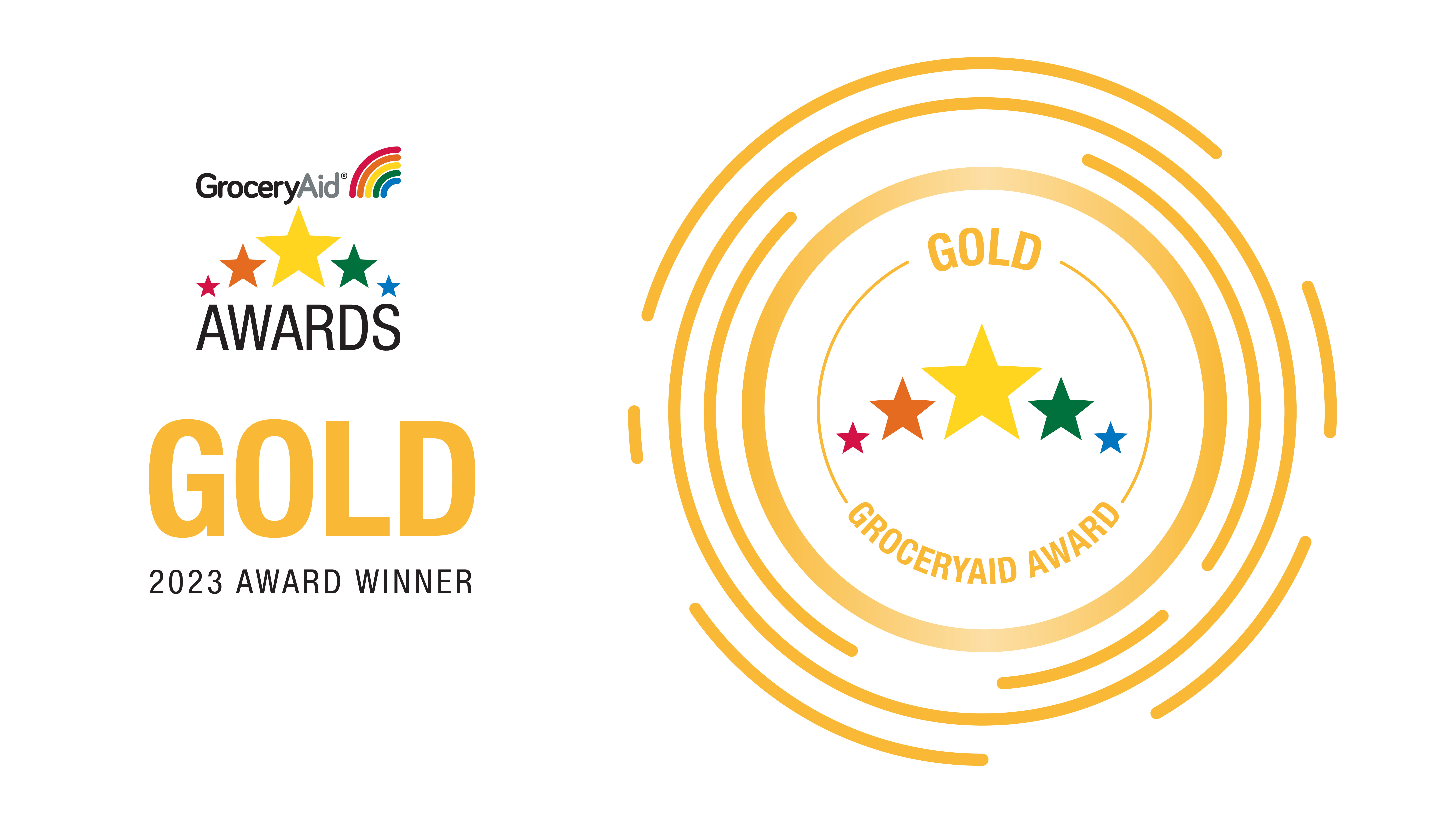 Grocery Aid Awards gold award winner 2023
