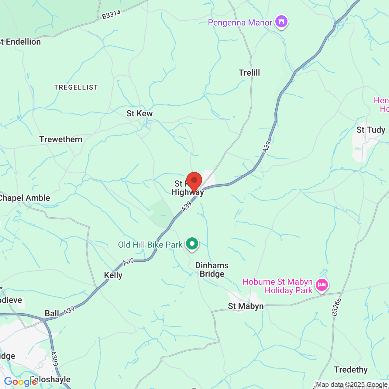 Map displaying vacancy location