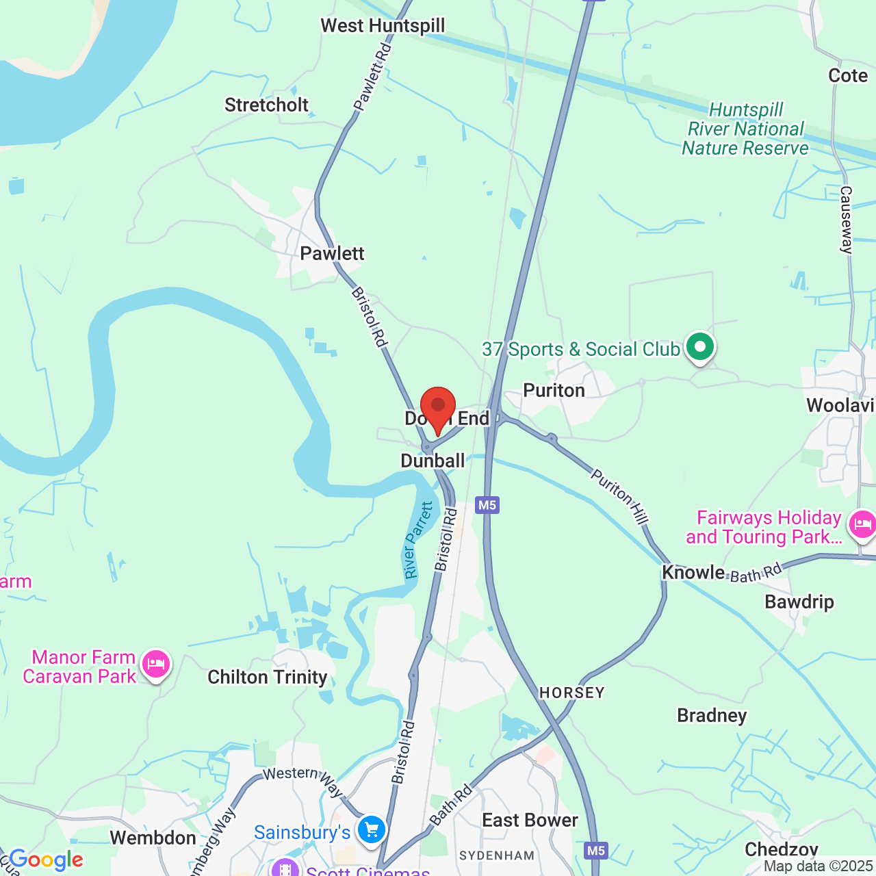 Map displaying vacancy location