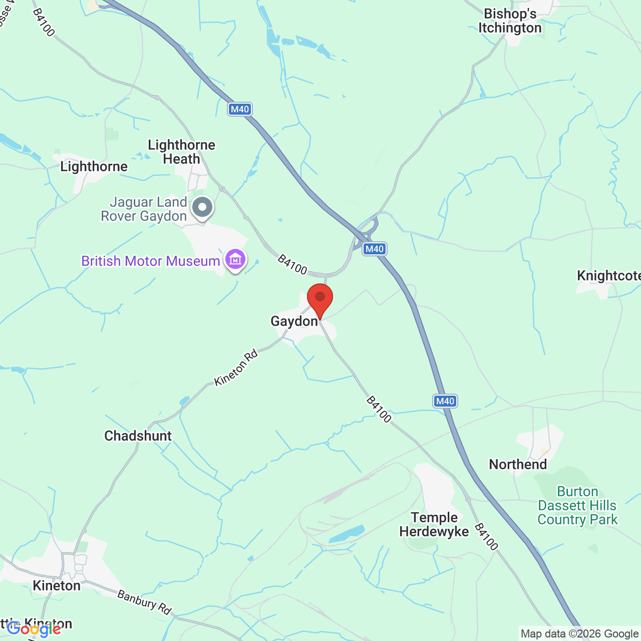 Map displaying vacancy location