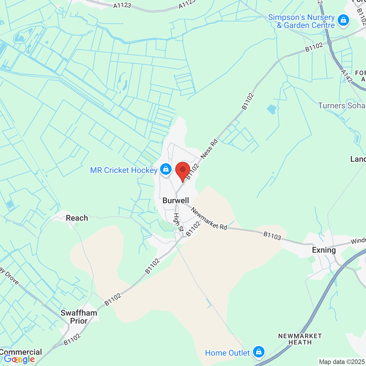 Map displaying vacancy location