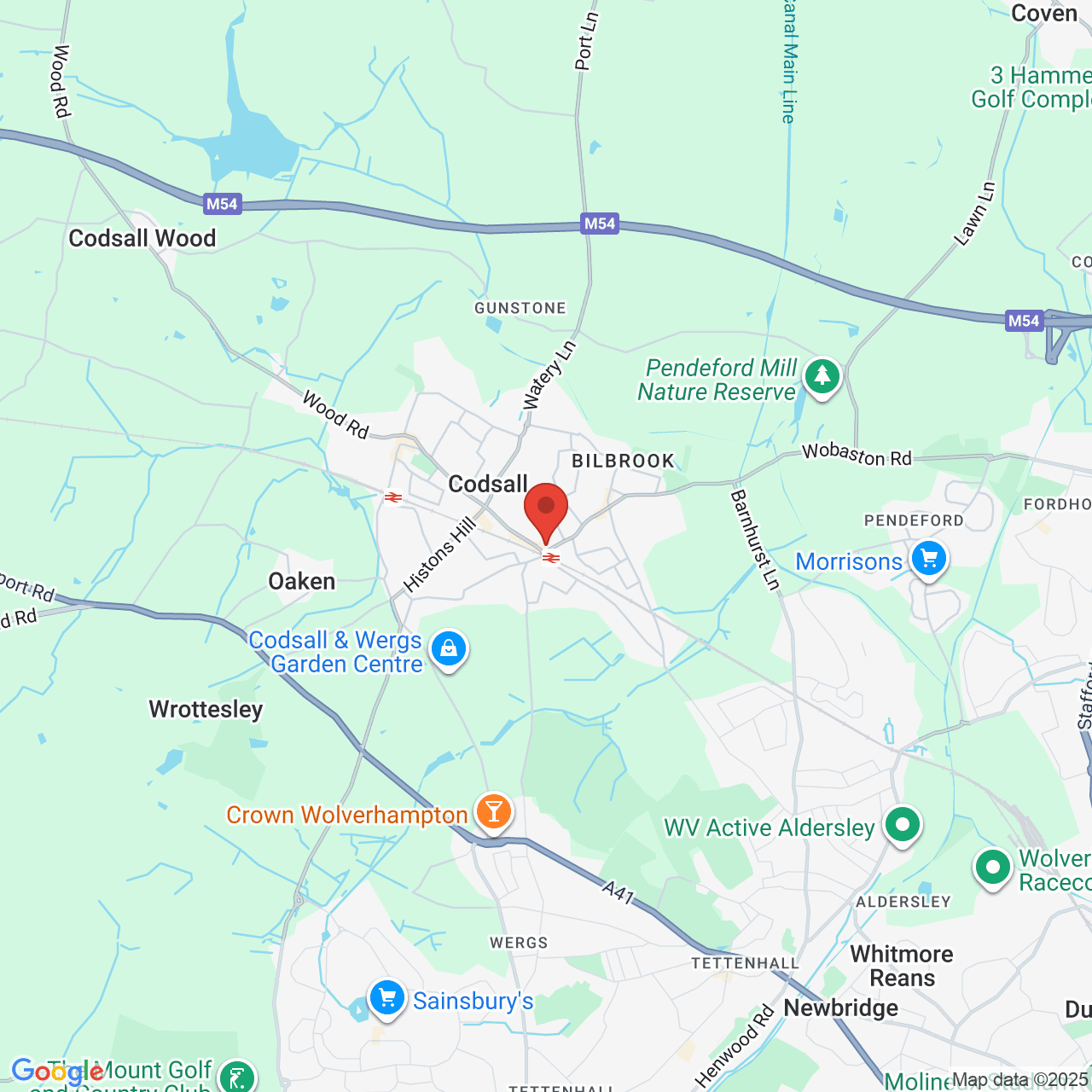 Map displaying vacancy location