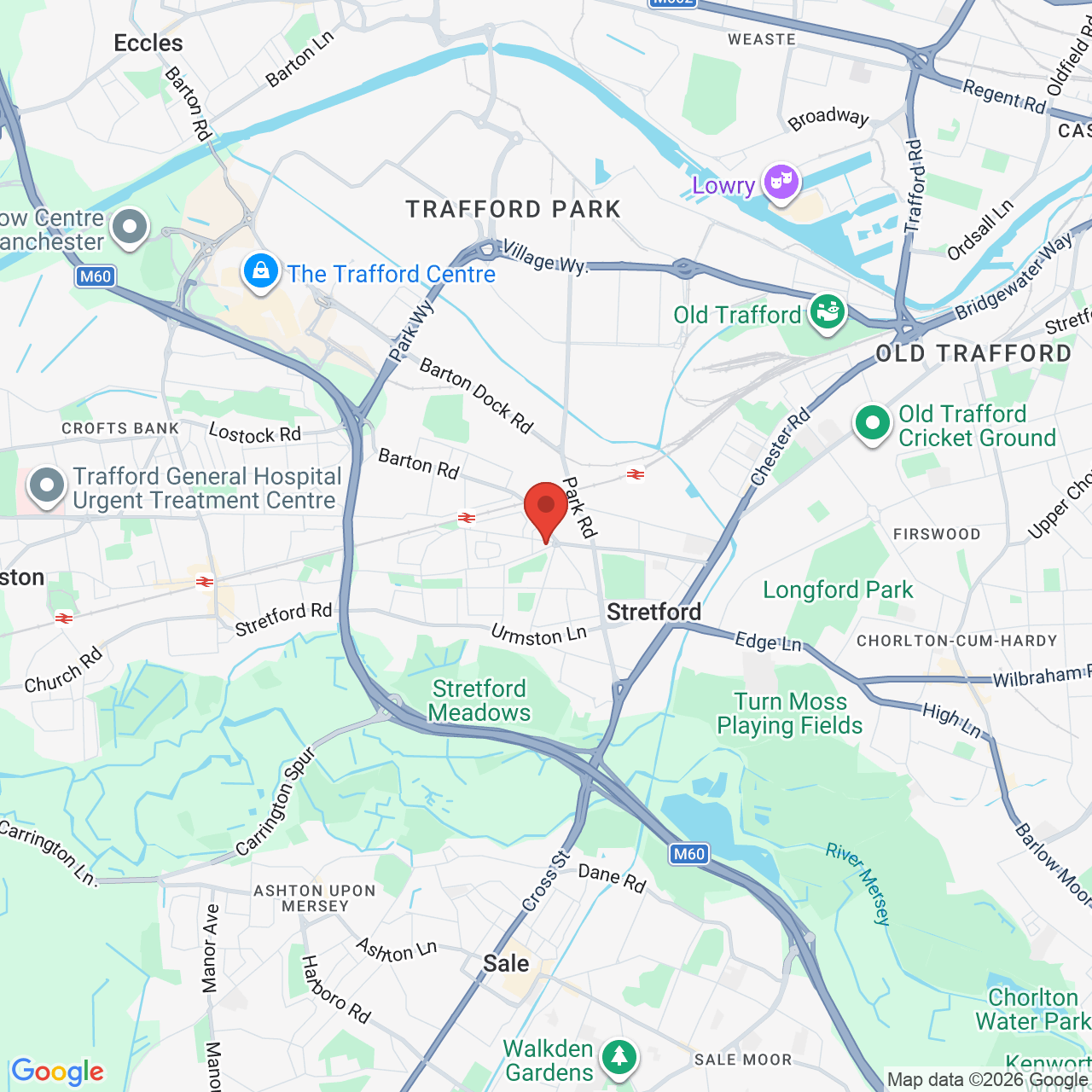 Map displaying vacancy location